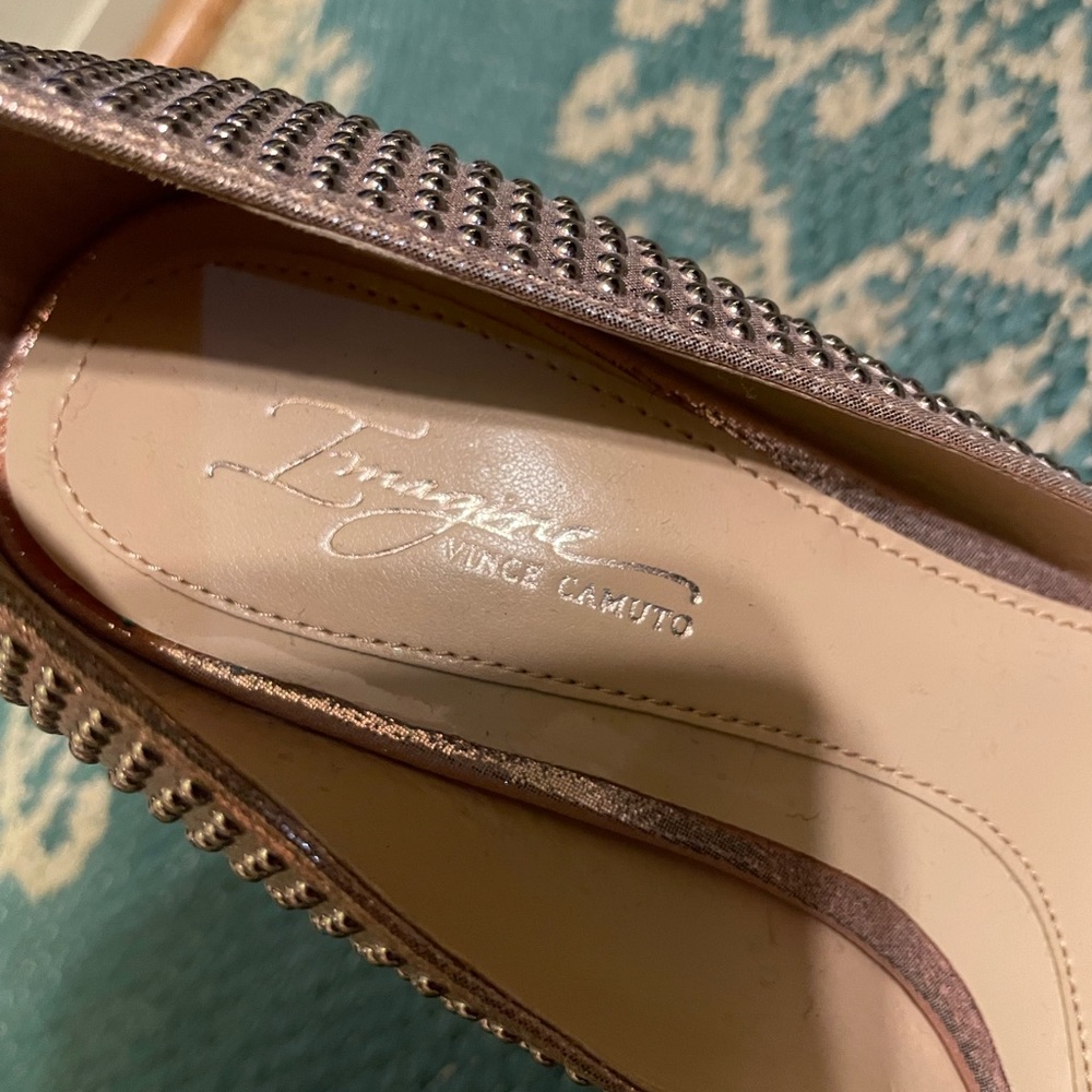 Vince Camino “Imagine” size 6 rose gold studded heels.